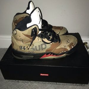 Jordan 5 supreme desert camo